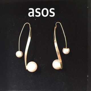 エイソス(asos)のasos☆スウィングパールピアス(ピアス)