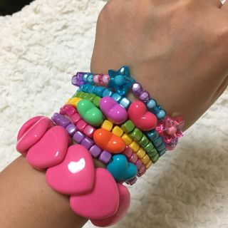 クレアーズ(claire's)のウルトラジャパン♡キャンディブレス♡ハート♡星♡スター(ブレスレット/バングル)