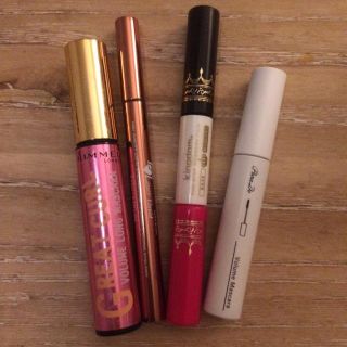 リンメル(RIMMEL)のマスカラ3本＋アイライナーセット♡(マスカラ)