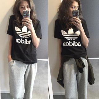 アディダス(adidas)の未使用 アディダスブラックＴシャツ M(Tシャツ(半袖/袖なし))