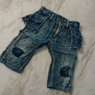 デニムダンガリー(DENIM DUNGAREE)のやす様専用/ デニム＆ダンガリー ショートパンツ100～110㎝(パンツ/スパッツ)