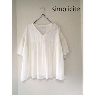 ジャーナルスタンダード(JOURNAL STANDARD)のsimplicite シフォンジョーゼットブラウス(シャツ/ブラウス(半袖/袖なし))