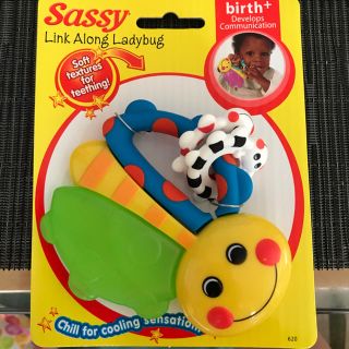 サッシー(Sassy)の【yoooo様専用♡】【新品未使用】Sassy歯固めラトル おまけ付(がらがら/ラトル)