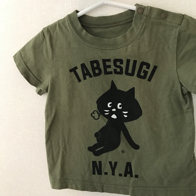 Ne-net(ネネット)のにゃーTシャツ2枚💖kawaichiさま専用 キッズ/ベビー/マタニティのベビー服(~85cm)(Ｔシャツ)の商品写真