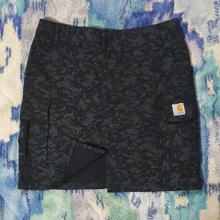 カーハート(carhartt)のcarhartt カーゴスカート  カーハート スカート サイドポケット 総柄(ひざ丈スカート)