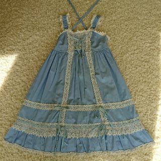 ベイビーザスターズシャインブライト(BABY,THE STARS SHINE BRIGHT)のベイビーザスターズシャインブライト BABYTHE ロリィタ ロリータ 中古難有(ひざ丈ワンピース)