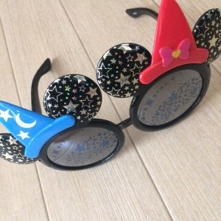 ディズニー(Disney)のディズニー サングラス ミッキー ミニー カチューシャ ファンキャップ 美品(サングラス/メガネ)