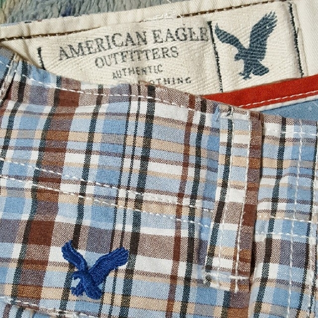 American Eagle(アメリカンイーグル)のAMERICAN EAGLEチェックパンツ アメリカンイーグルチェックパンツ メンズのパンツ(ショートパンツ)の商品写真