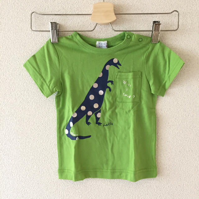 hakka kids(ハッカキッズ)の恐竜Tシャツ キッズ/ベビー/マタニティのキッズ服男の子用(90cm~)(Tシャツ/カットソー)の商品写真