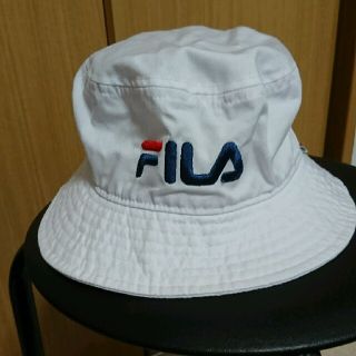 フィラ(FILA)のFILA バケットハット 白(ハット)