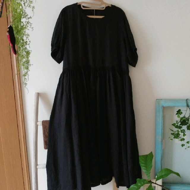 nest robe  リネンシャーリングワンピース