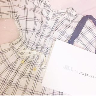 ジルバイジルスチュアート(JILL by JILLSTUART)の最終値下げ チェック ワンピース(ひざ丈ワンピース)