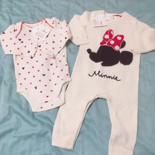 ベビーギャップ(babyGAP)のタグ付き！！ディズニーコラボ♥︎ロンパースセット(ロンパース)