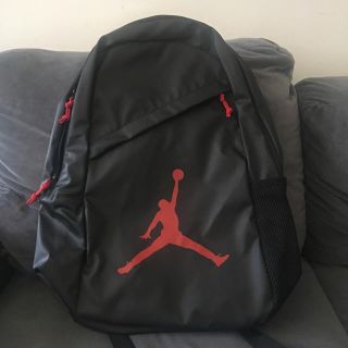 ナイキ(NIKE)のJordan Back Pack リュック 黒x赤(リュック/バックパック)