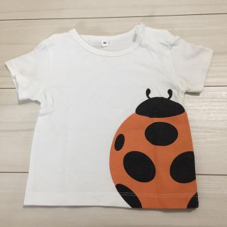 ムジルシリョウヒン(MUJI (無印良品))の無印良品  てんとう虫Tシャツ 80㎝(Ｔシャツ)