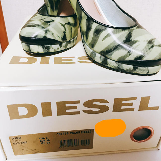 DIESEL(ディーゼル)のDIESEL ハイヒール 希少なデザイン レディースの靴/シューズ(ハイヒール/パンプス)の商品写真