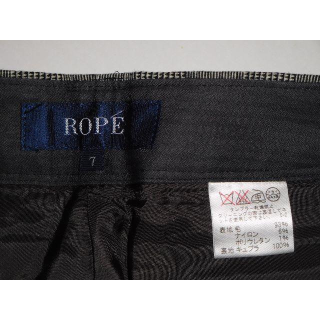 ROPE’(ロペ)のROPE・ロペ チェック ハーフパンツ グレー 7号 レディースのパンツ(ハーフパンツ)の商品写真