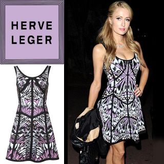 【美品】♡HERVE LEGER 森下悠里さん着用ドレス