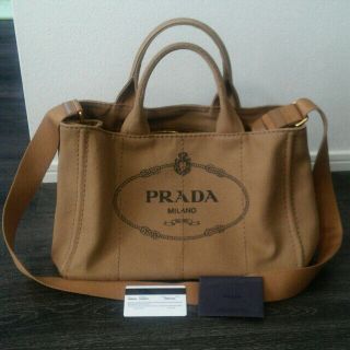 プラダ(PRADA)の美品　プラダ　カナパ M トートバッグ(トートバッグ)