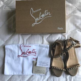 クリスチャンルブタン(Christian Louboutin)のクリスチャン ルブタン エスパドリーユ  37(サンダル)