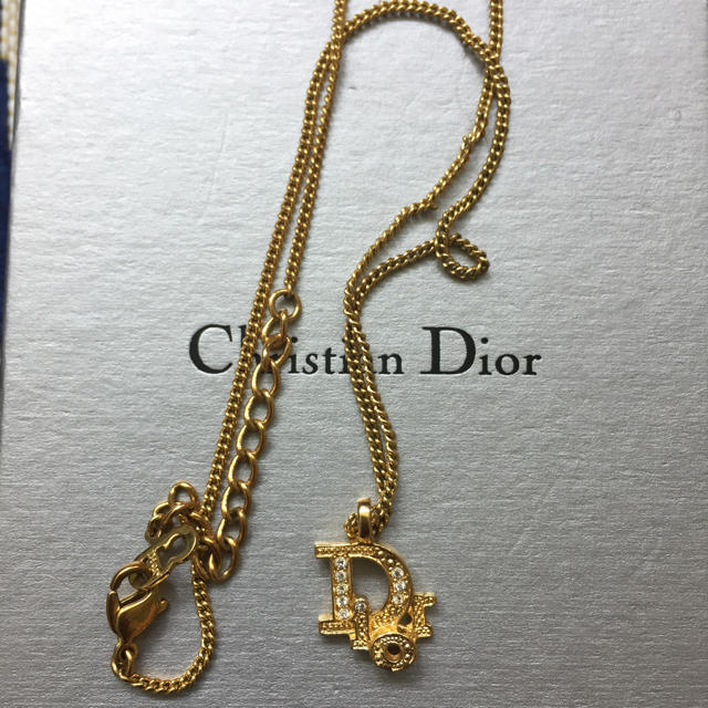 Christian Dior - Christian Dior ゴールドネックレスの通販 by s shop