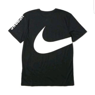 ナイキ(NIKE)の今週限定　NIKE　ナイキ　Tシャツ　ビッグ　スウッシュ　黒　SWOOSH(Tシャツ/カットソー(半袖/袖なし))