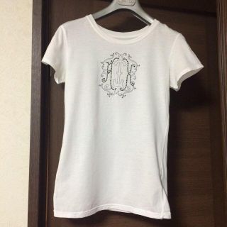 アルマーニエクスチェンジ(ARMANI EXCHANGE)のアルマーニ ビジュー付きTシャツ(Tシャツ(半袖/袖なし))