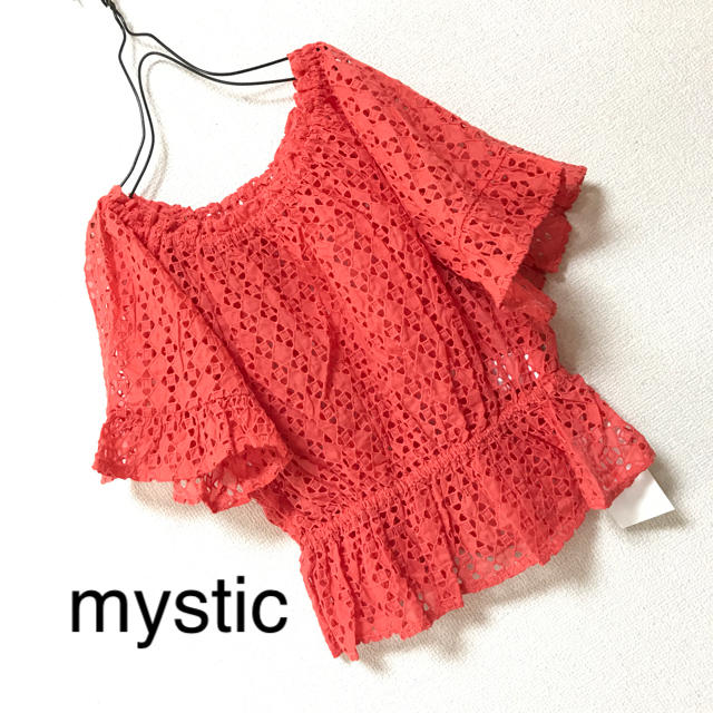 mystic(ミスティック)の今季新作❁﻿ミスティック レースブラウス レディースのトップス(シャツ/ブラウス(半袖/袖なし))の商品写真