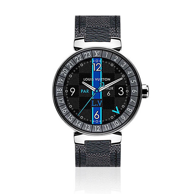 LOUIS VUITTON(ルイヴィトン)のルイヴィトン タンブール ホライゾン グラフィット メンズの時計(腕時計(デジタル))の商品写真