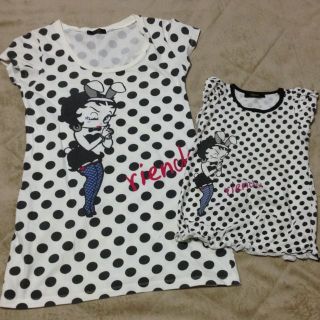 リエンダ(rienda)のリエンダ♡親子でお揃いTシャツ＆ワンピ(Tシャツ(半袖/袖なし))