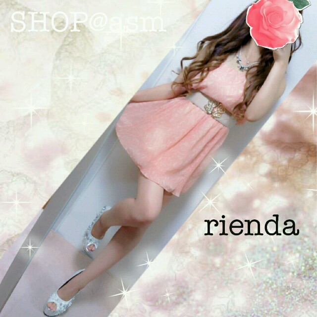 rienda(リエンダ)の断捨離価格❤シフォンベアワンピ レディースのワンピース(ミニワンピース)の商品写真