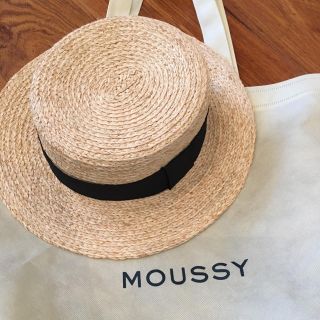 アズールバイマウジー(AZUL by moussy)のAZUL bymoussy 麦わら帽子(麦わら帽子/ストローハット)