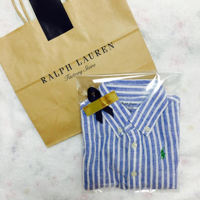 Ralph Lauren(ラルフローレン)のラルフ 新品リネンロンパース☆出産祝いにも80 キッズ/ベビー/マタニティのベビー服(~85cm)(ロンパース)の商品写真