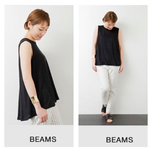 Demi-Luxe BEAMS(デミルクスビームス)のデミルクスビームス☆リネンAライントップス☆Demi-Luxe BEAMS レディースのトップス(カットソー(半袖/袖なし))の商品写真