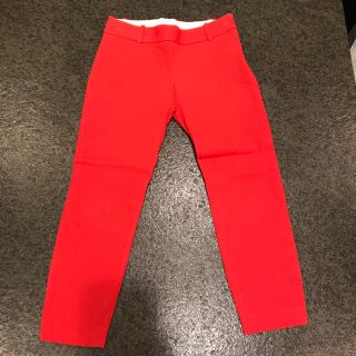 ジェイクルー(J.Crew)のJ.Crew MINNIE Pant(赤) ストレッチパンツ サイズ00(カジュアルパンツ)