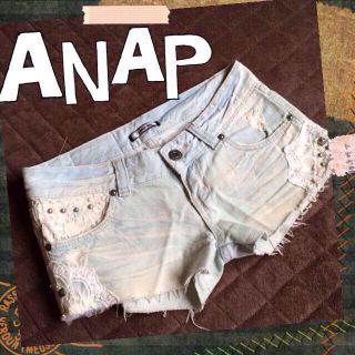 アナップ(ANAP)のデニムショートパンツ(ショートパンツ)