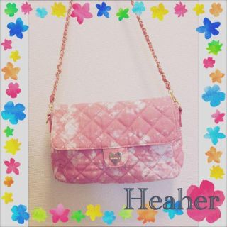 ヘザー(heather)のHeather❁ダイダイ柄ショルダー(ショルダーバッグ)