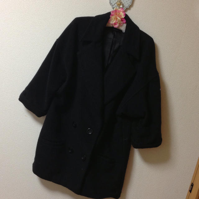 EMODA(エモダ)のEMODA BIGシルエットCO M レディースのジャケット/アウター(ロングコート)の商品写真