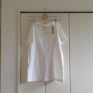 ムジルシリョウヒン(MUJI (無印良品))の新品タグ付き 無印良品 ホワイト ベーシックTシャツ(Tシャツ(半袖/袖なし))
