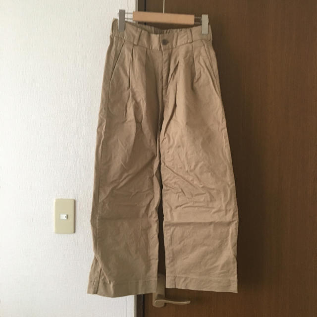 MUJI (無印良品)(ムジルシリョウヒン)の無印良品 チノワイドパンツ レディースのパンツ(チノパン)の商品写真