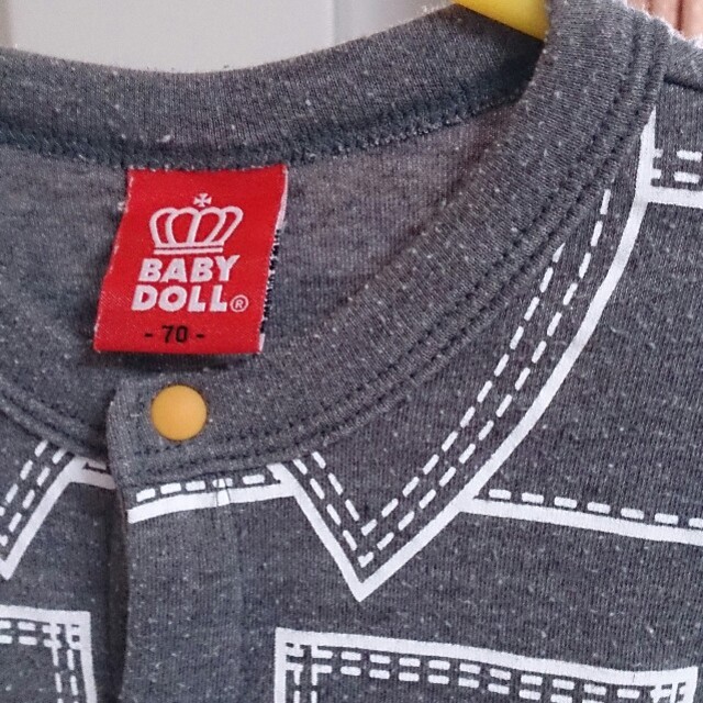 BABYDOLL(ベビードール)のBABYDOLL☆70 キッズ/ベビー/マタニティのベビー服(~85cm)(ロンパース)の商品写真