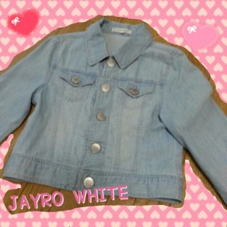 ジャイロホワイト(JAYRO White)の薄手のデニムジャケット♪(Gジャン/デニムジャケット)