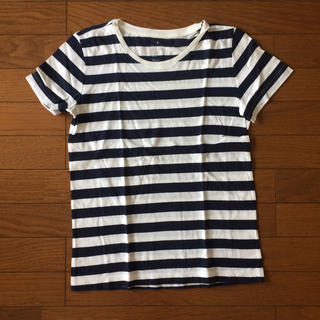 ムジルシリョウヒン(MUJI (無印良品))の無印良品 ボーダーTシャツ(Tシャツ(半袖/袖なし))