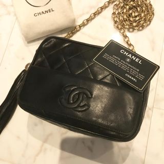 シャネル(CHANEL)の正規品【訳有】CHANEL ヴィンテージ マトラッセ チェーンバッグ シャネル(ショルダーバッグ)