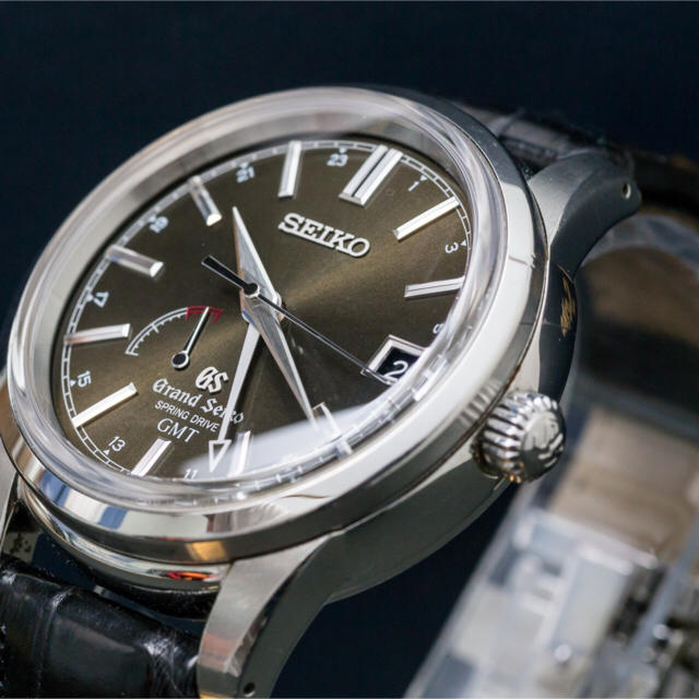 Grand Seiko(グランドセイコー)のグランドセイコー スプリングドライブ GMT SBGE027 メンズの時計(腕時計(アナログ))の商品写真