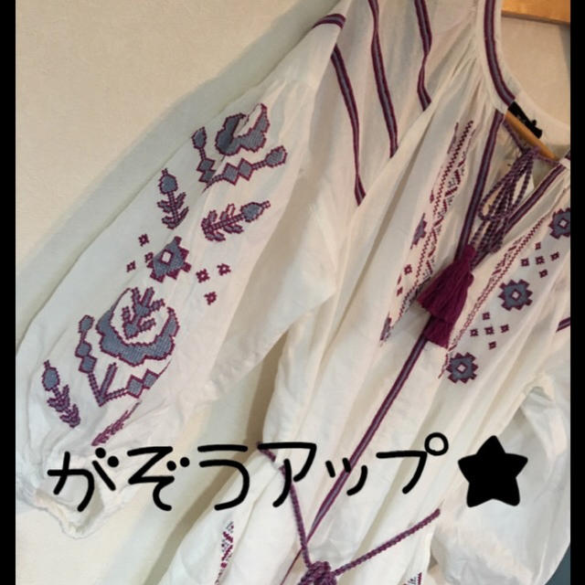 w closet(ダブルクローゼット)のwcloset★インド綿7分袖ワンピース★ レディースのワンピース(ひざ丈ワンピース)の商品写真