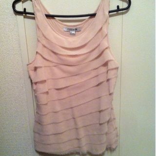 フォーエバートゥエンティーワン(FOREVER 21)の【値下】フリルトップス♡pink(チュニック)