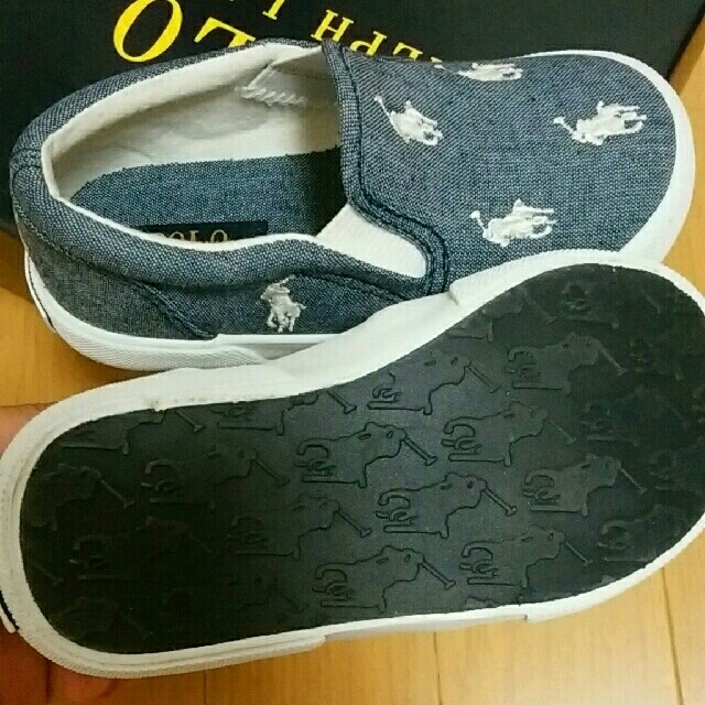 POLO RALPH LAUREN(ポロラルフローレン)の【お取り置き専用ページ★ゆっけ様★】ラルフローレン キッズ スリッポン 15.5 キッズ/ベビー/マタニティのキッズ靴/シューズ(15cm~)(スリッポン)の商品写真