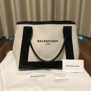 バレンシアガ(Balenciaga)のBALENCIAGA コットンキャンバストートバック(ハンドバッグ)