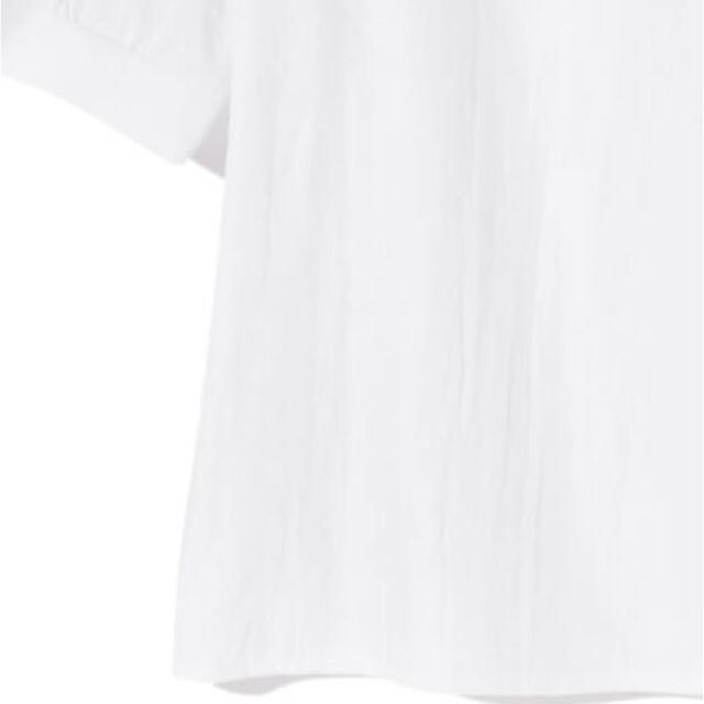 GRL(グレイル)の新品♡GRL グレイル シースルー切替肩開きブラウス ホワイト レディースのトップス(シャツ/ブラウス(半袖/袖なし))の商品写真